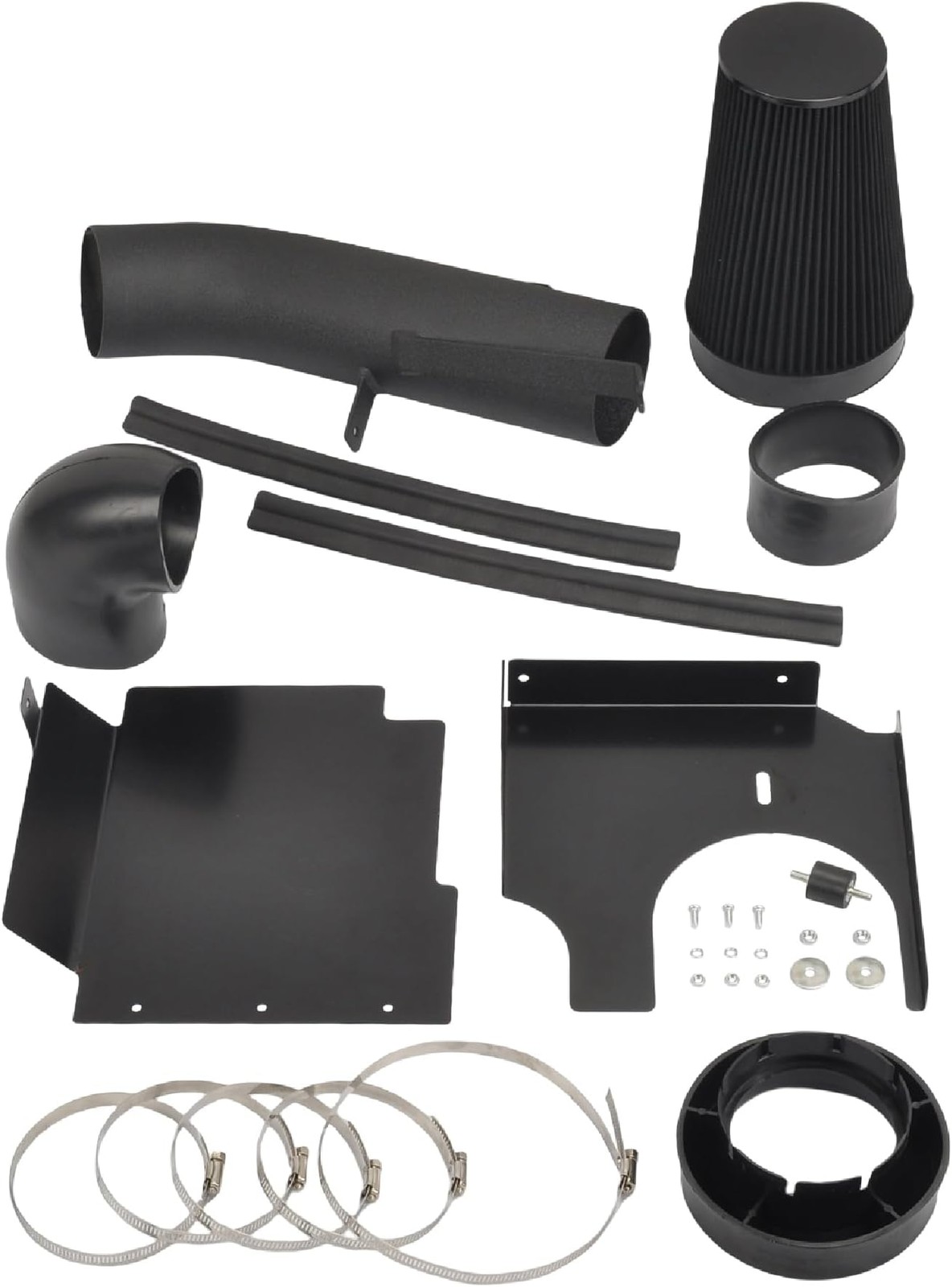4″ Cold Air Intake System + Heat Shield Compatible with 1999-2006 GMC/Chevy V…