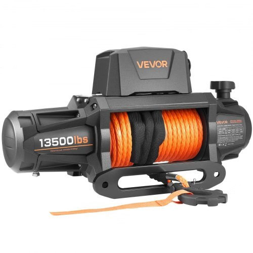 Electric Winch, 13500 lbs Load Capacity, 12V DC Truck Winch with Φ3/8 in x 92 f