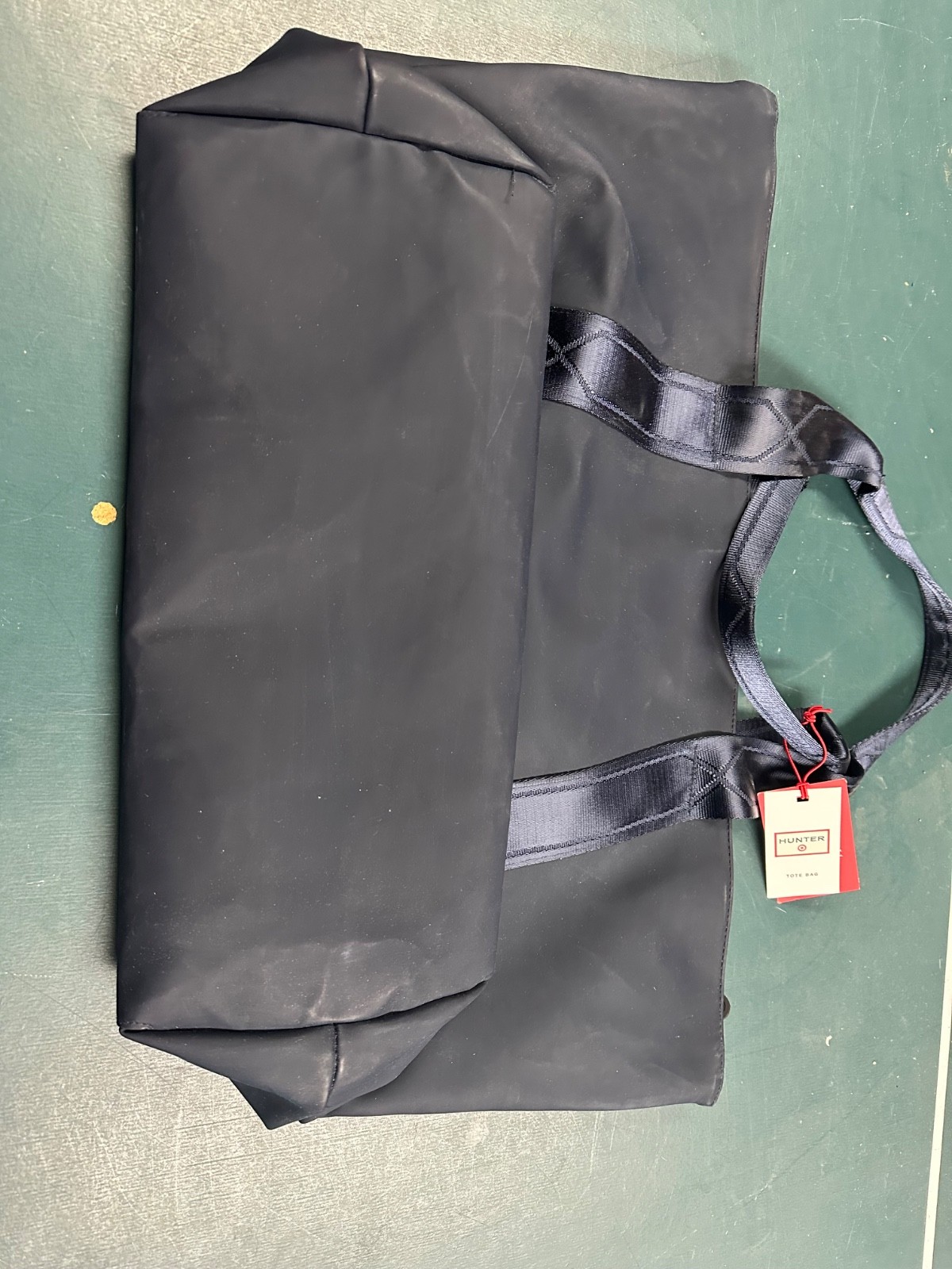 TWO BRAND NEW WITH TAGS-Hunter for Target bags-1 Green Duffle, 1 Blue Tote