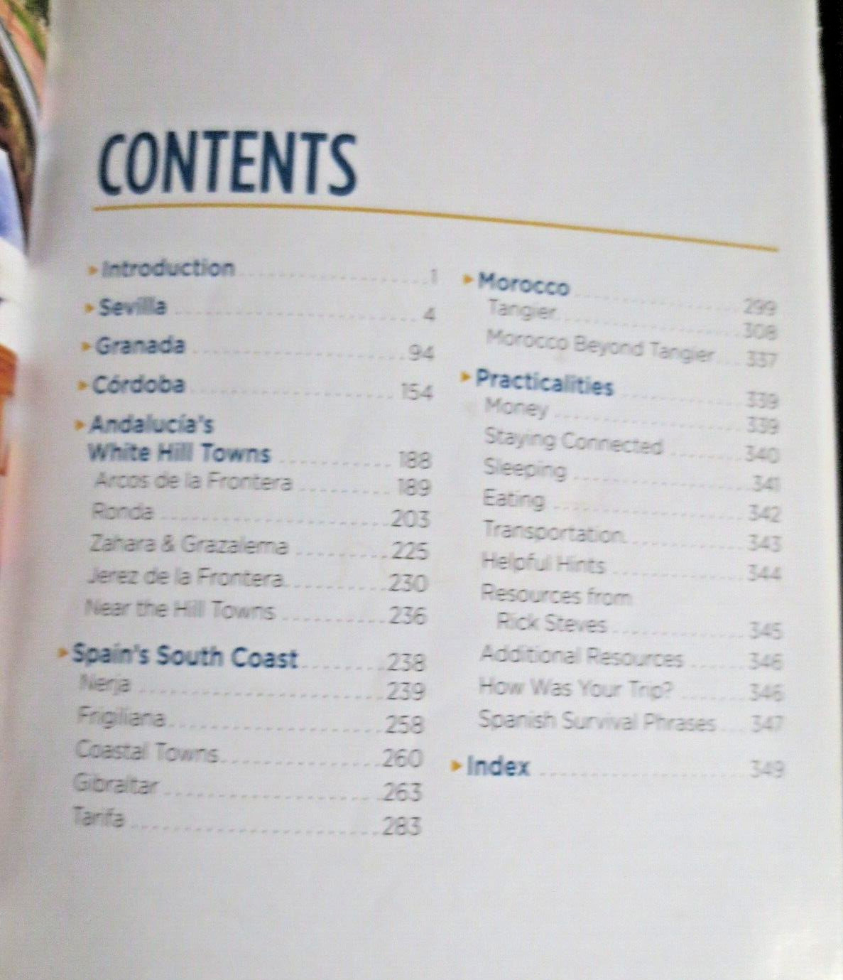 RICK STEVES SNAPSHOT SEVILA, GRANADA & ANDALUCIA 6TH EDITION PAPERBACK 358 PGS