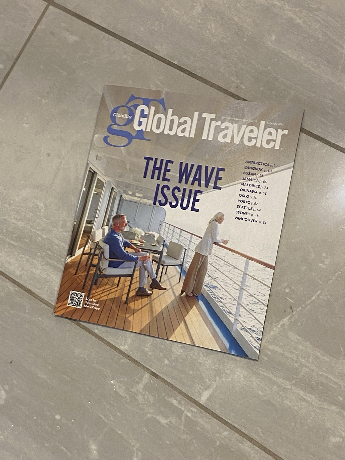 Global Traveler Magazine February 2026 The Wave Vancouver Maldives NEW