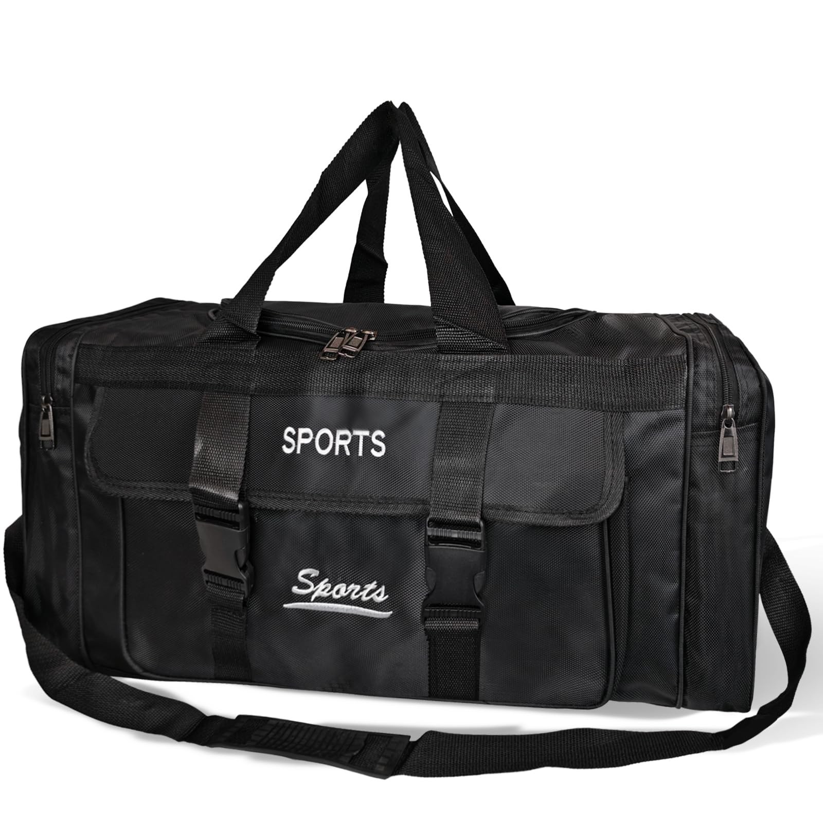 Duffel Bag for Men and Women Sports Gym Bag Adjustable Strap Carry on Large L…