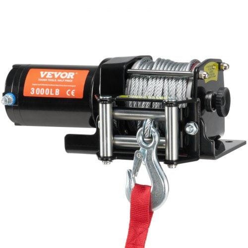Electric Winch 3000 lb Line Pull Capacity 12V DC ATVUTV Winch with 316