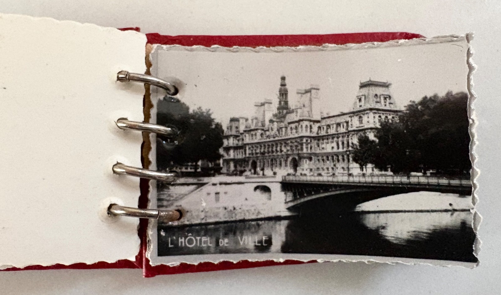 WWII VINTAGE FRANCE 1940’S FAMOUS PHOTOS Unique Mini Book-WarTime Black/white