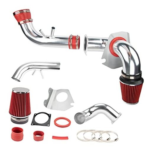 3 in. & 3.5 in Cold Air Intake Kit, Aluminum Car Air Intake Pipe Kit for