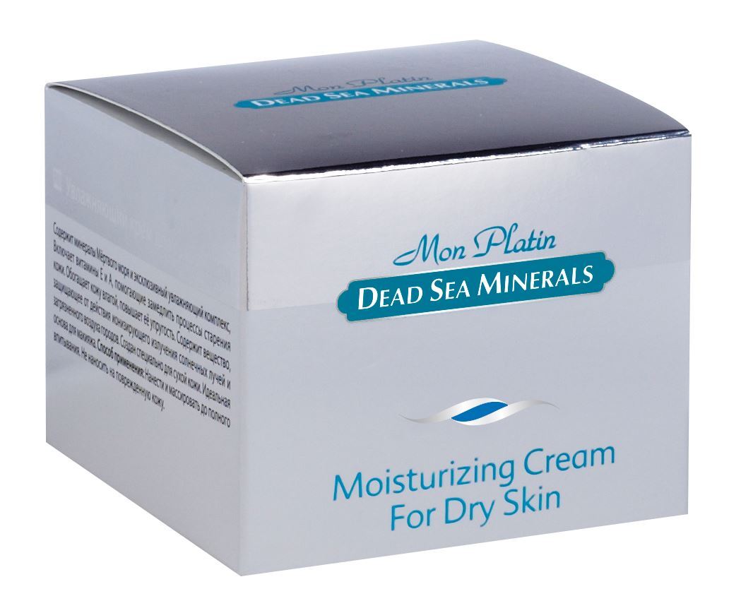 Mon Platin Dead Sea Minerals, Moisturizing Cream for Dry Skin, 1.7fl.oz/50ml