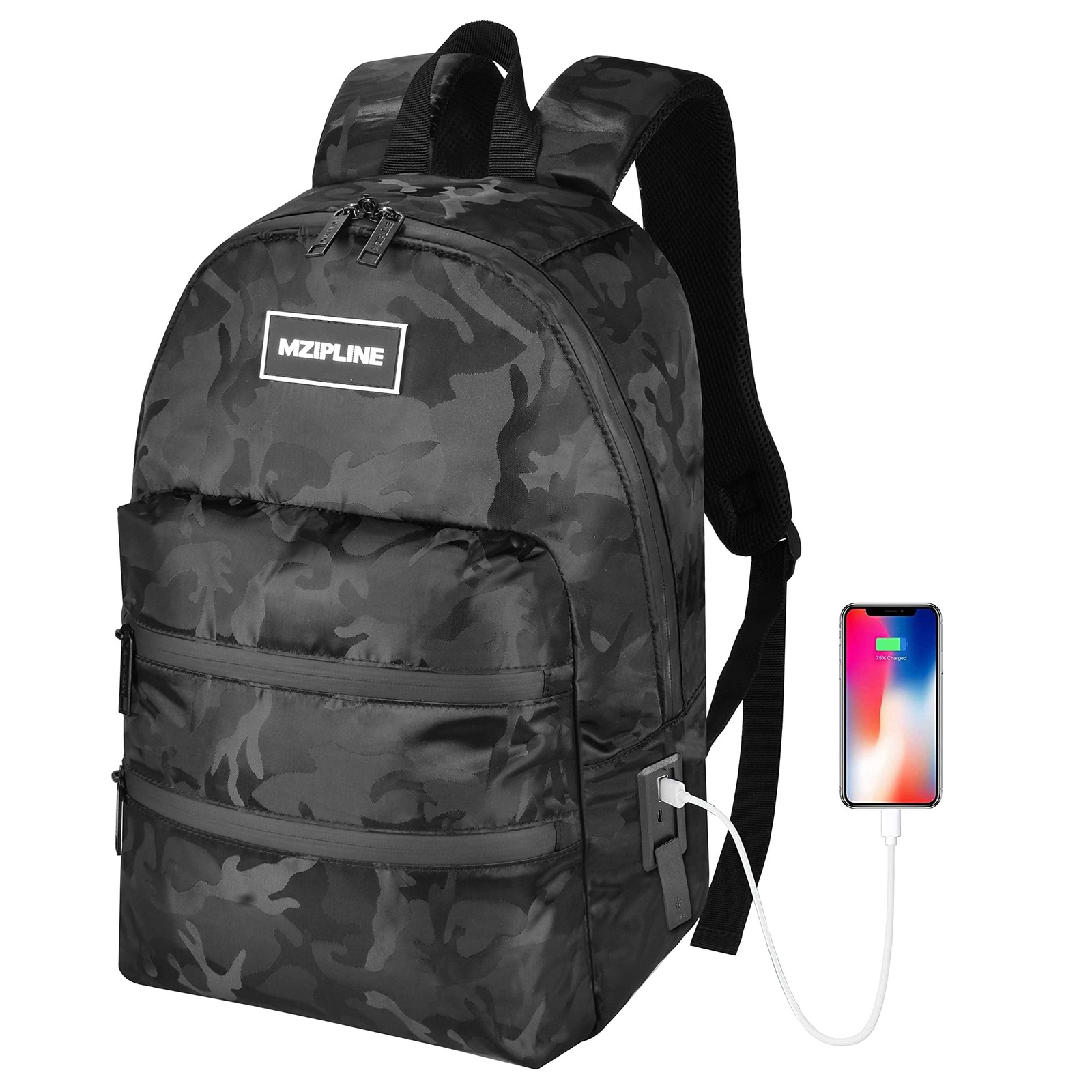 Backpack Bag With TSA Lock & Key-Smell Proof-Water Resistant Laptop Daypack T…