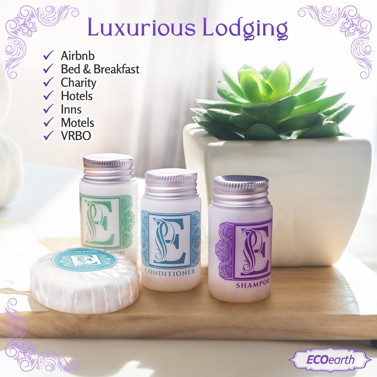 Luxury Travel and Hotel Amenities Set (1 Oz, 200 Pieces), Grade-A Guest Ingre…