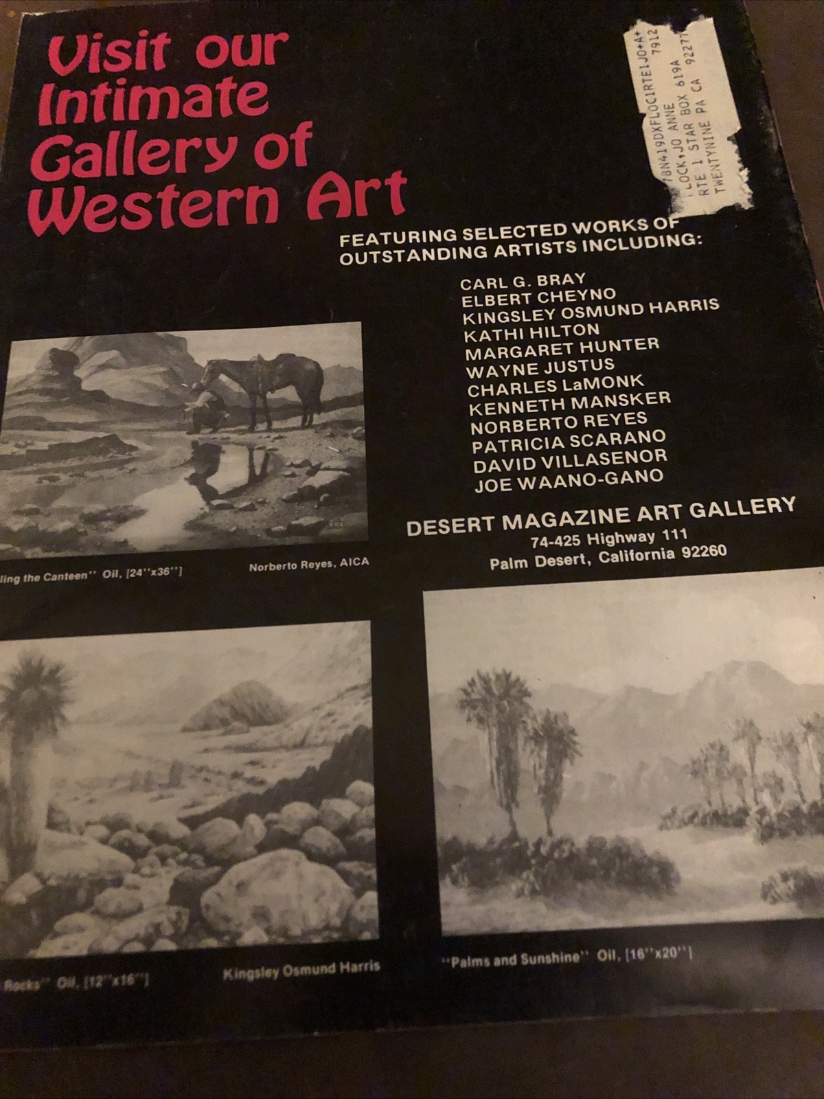 vintage Desert Magazine, July 1979