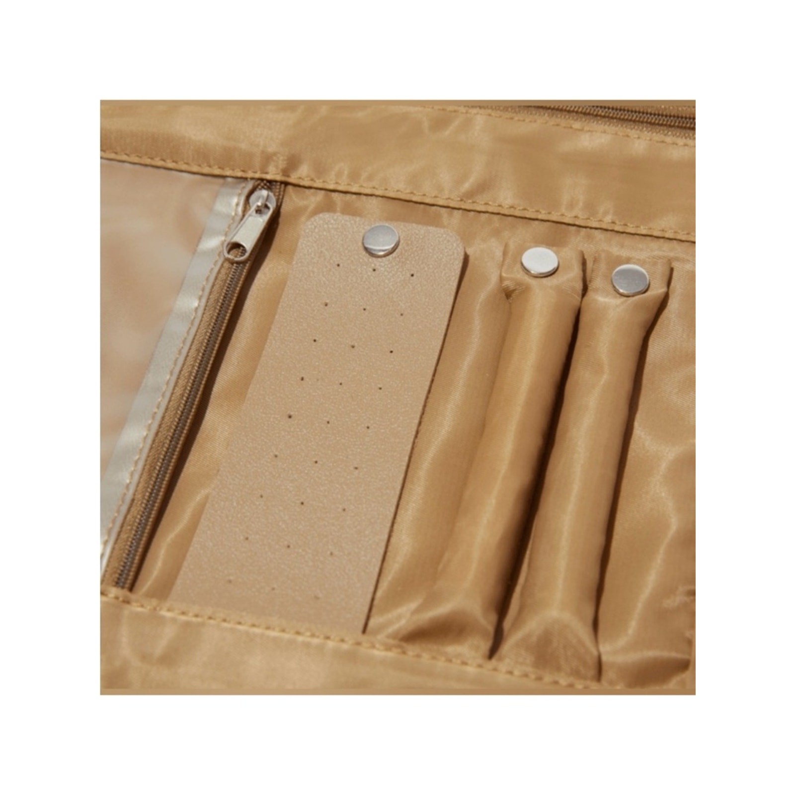 8 Other Reasons Tan Vegan Leather Jewelry Travel Pouch Bag, Brand New, MSRP $50