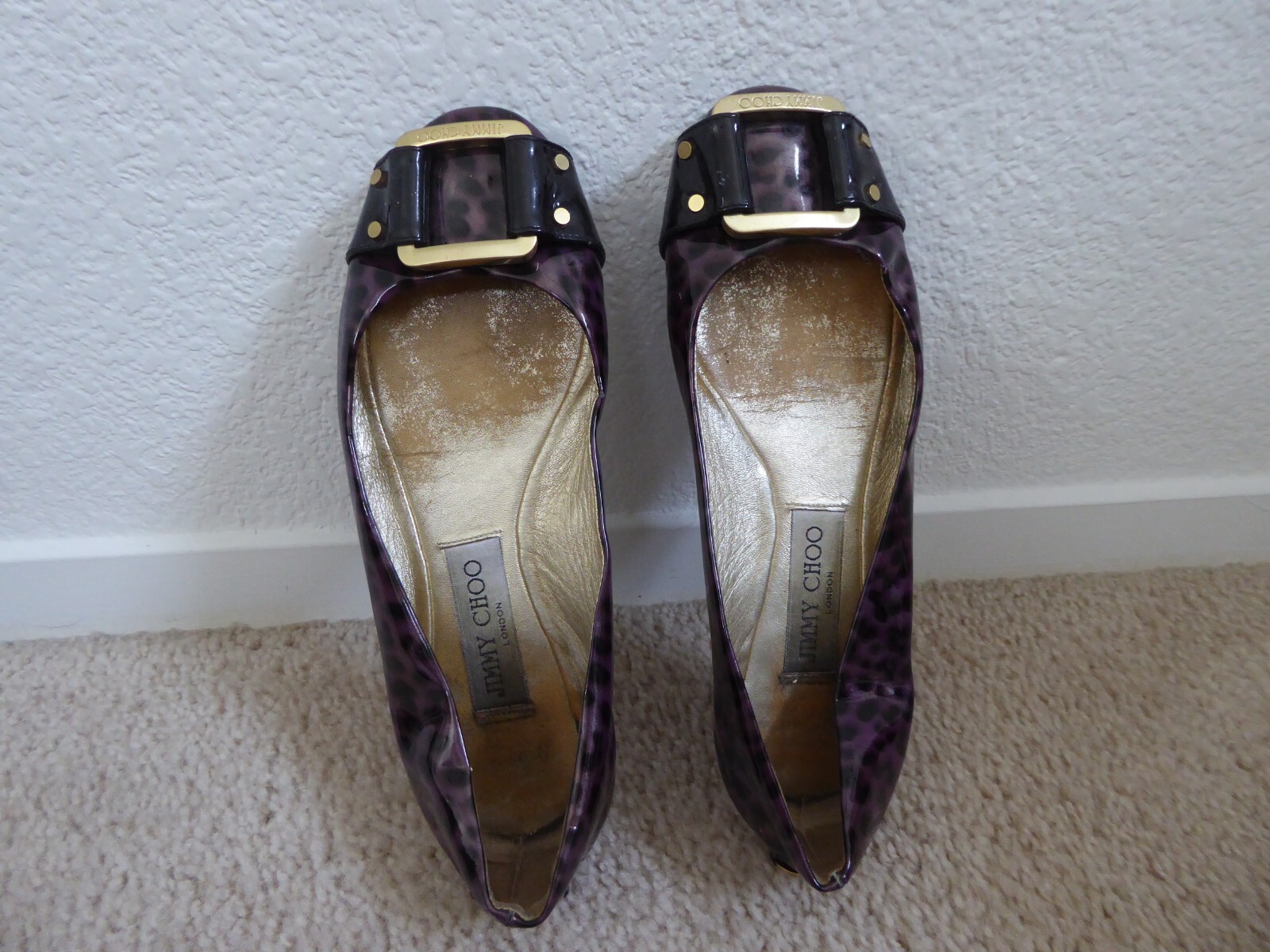 Jimmy Choo London Patent Leather Ballet Flats Size 36