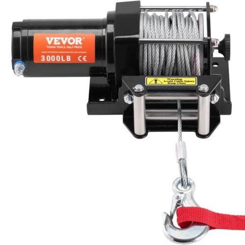 Electric Winch 3000 lb Line Pull Capacity 12V DC ATVUTV Winch with 316