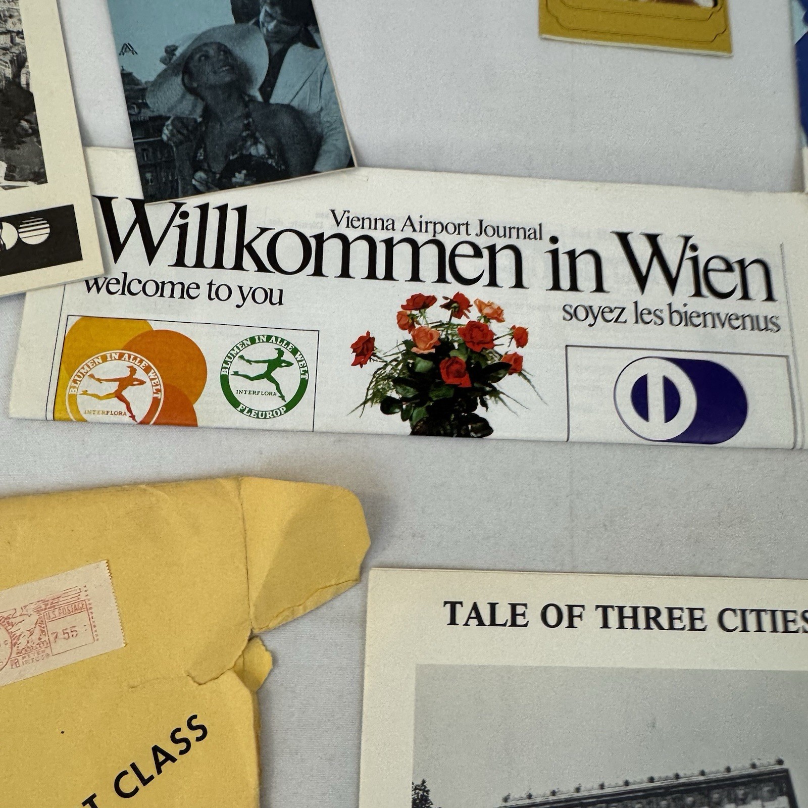 1979 Knollworld “Tale of Three Cities” Winners Travel Kit Paris Vienna Brochures