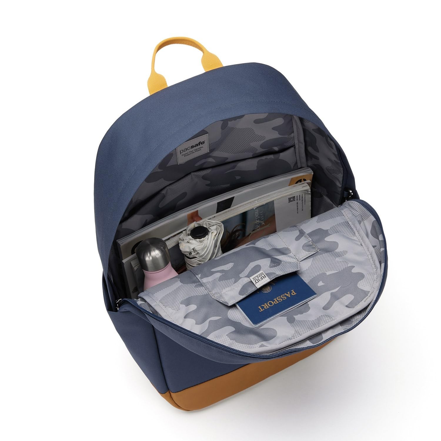 Pacsafe GO 25L Anti Theft Backpack 25 Litre Coastal Blue
