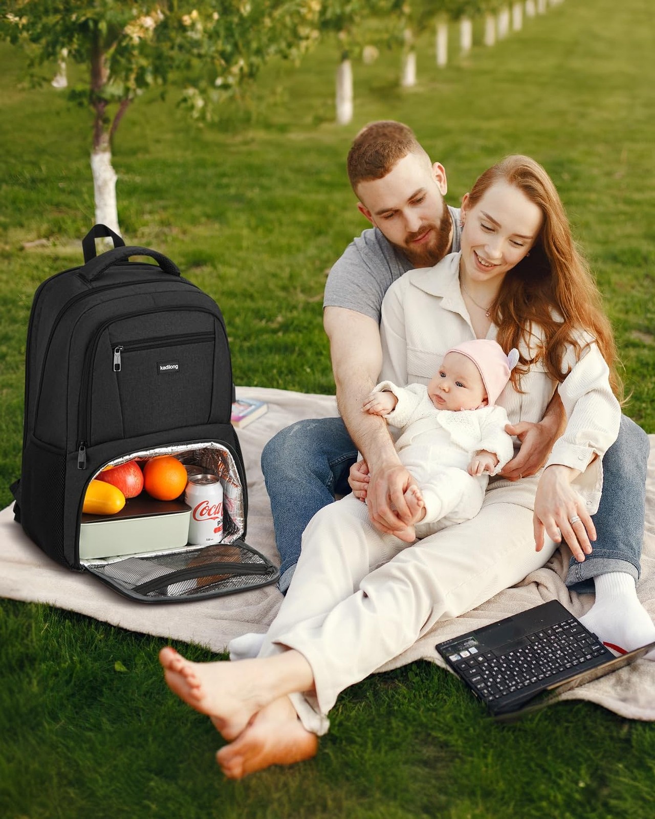 17.3 Inch Laptop Backpack Insulated Backpacks with Cooler Compartment,TSA Lar…