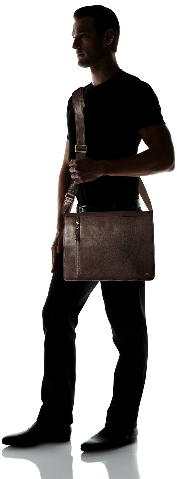 Visconti Buffalo Leather 13 Inch Laptop Case Messenger Shoulder Bag Handbag, …