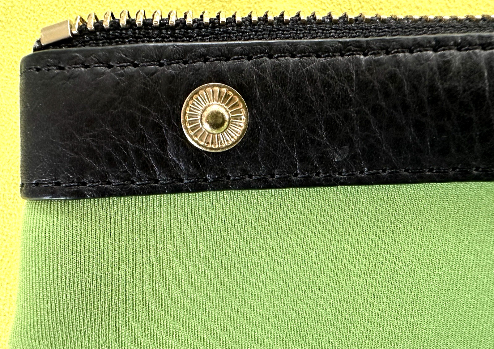 NWT $248 SAM EDELMAN LARGE PAYTON TOTE FINE EMERALD GREEN Black LAPTOP BAG POUCH
