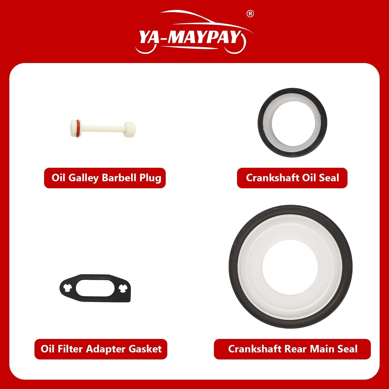 Engine Cover Gasket Kit for Chevy GMC 4.8L 5.3L 6.0L 6.2L V8, Fits 1999-2014 …