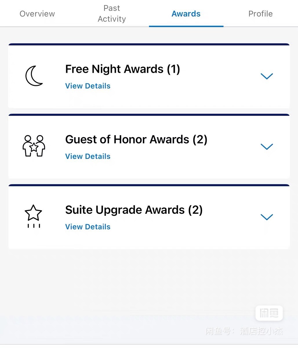 Hyatt Guest of Honor Award GOH EXP 2/2028