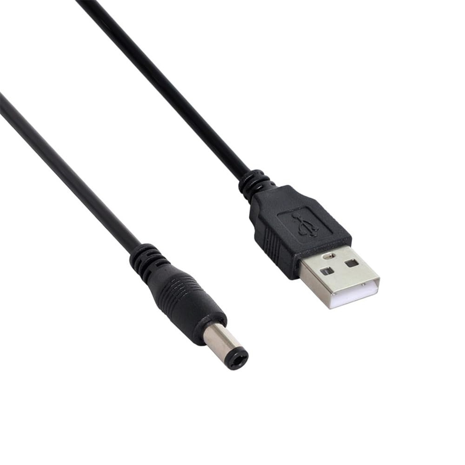 JSER USB 2.0 A Type Male to 5.5 x 2.5mm DC 5V Power Plug Barrel Connector Cha…