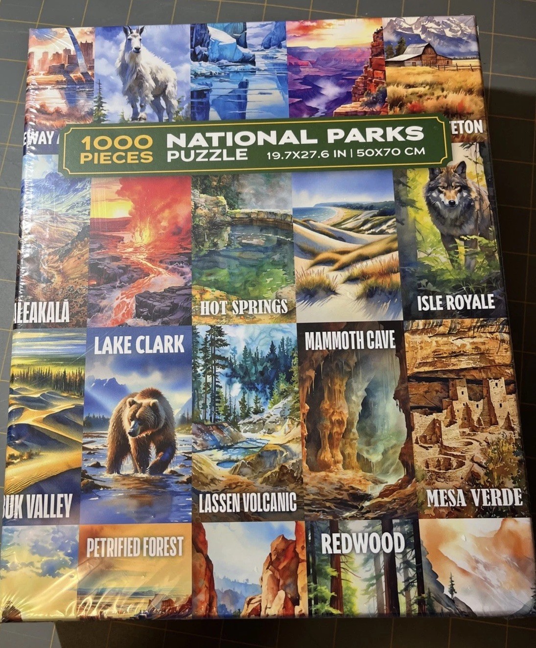 New USA National Parks Jigsaw Puzzle 1000 Pieces Puzzle Underdog Games