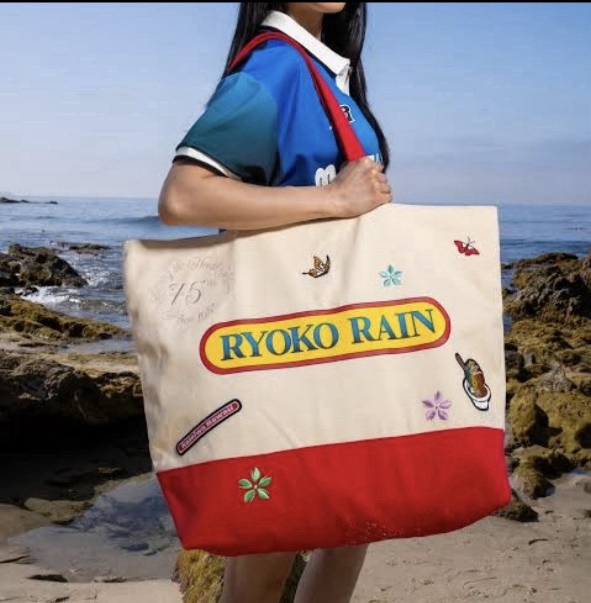 Ryoko Rain x Matsumoto Shave Ice limited edition canvas tote bag NEW