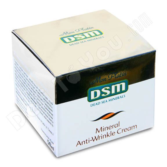 Mon Platin, DSM, Dead Sea Minerals, Anti-Wrinkle Cream, 1.7fl.oz/50ml
