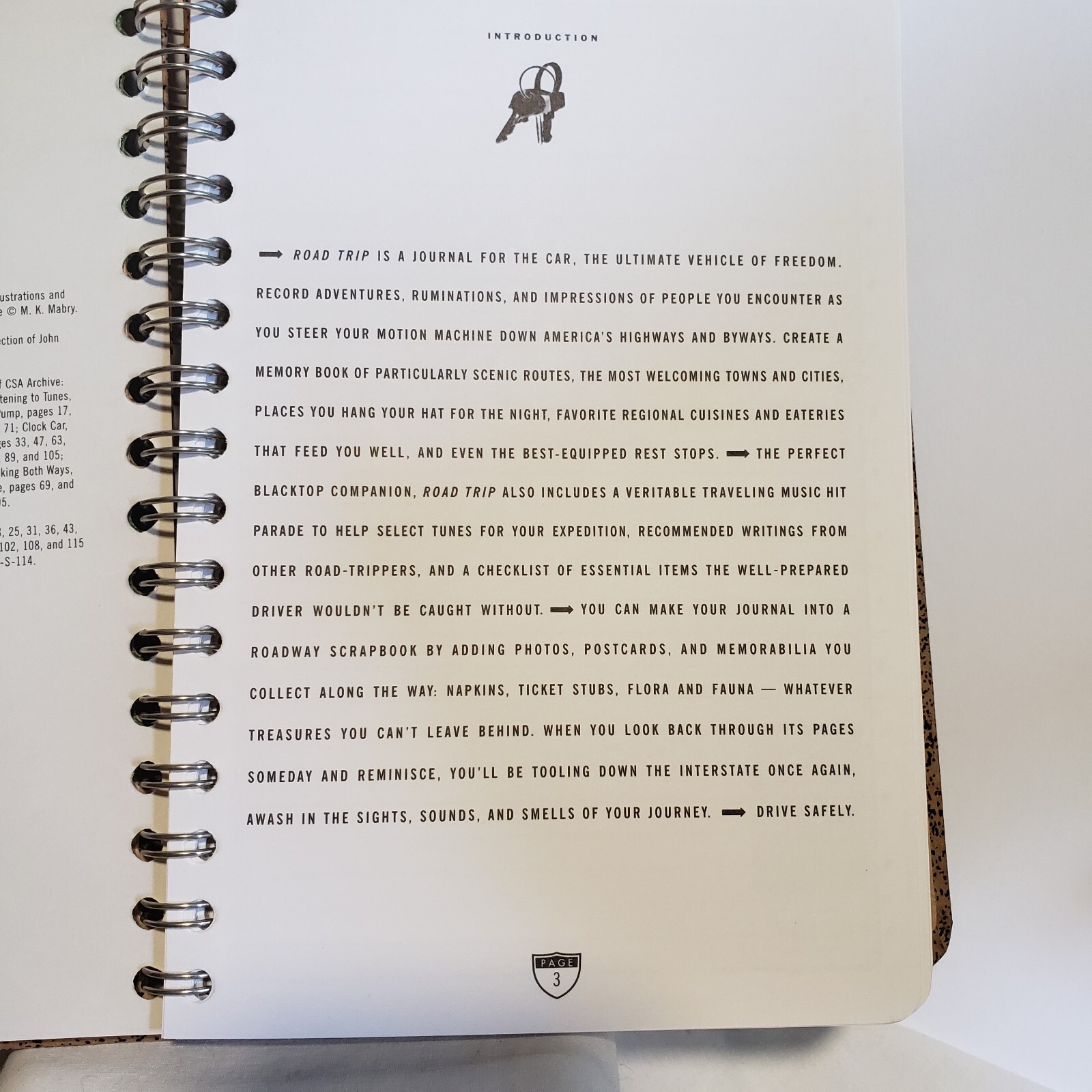Chronicle Books Road Trip Journal 126 Pages Spiral Travel Vacation Scrapbook 6×8
