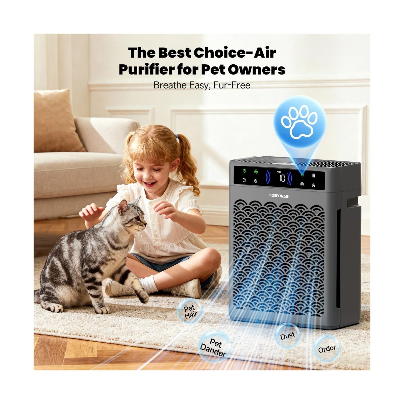 Air Purifiers for Home Large Room, Cover Up to 3000 Ft² with Air Qu… Fast