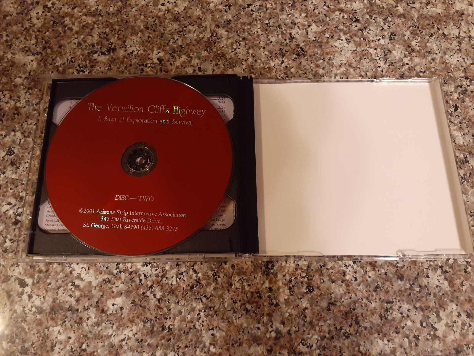 The Vermilion Cliffs Highway : A Saga of Exploration and Survival Audio Drive CD