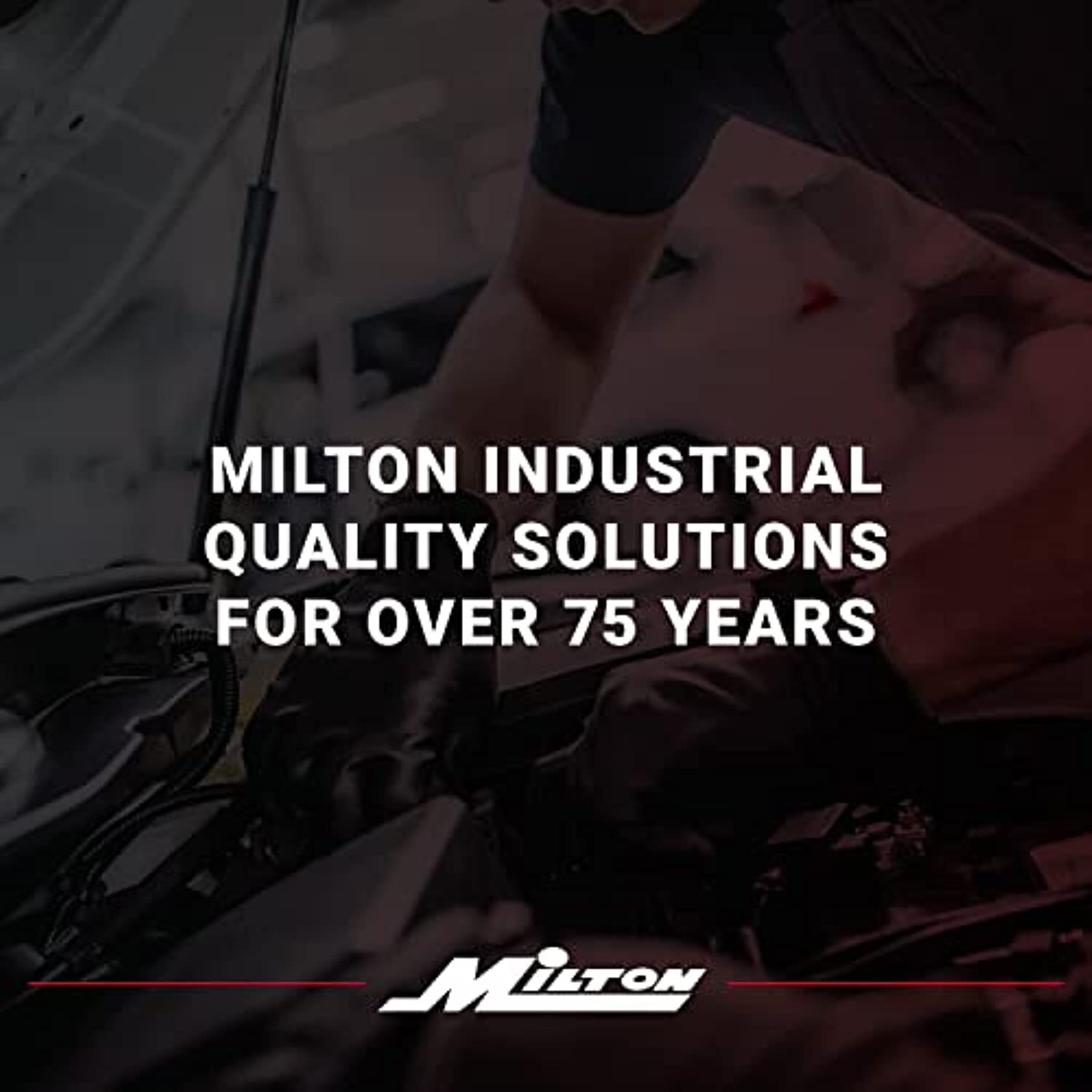 Milton S-506 Original Analog Tire Inflator with Pressure Gauge, 15″ Hose Dual