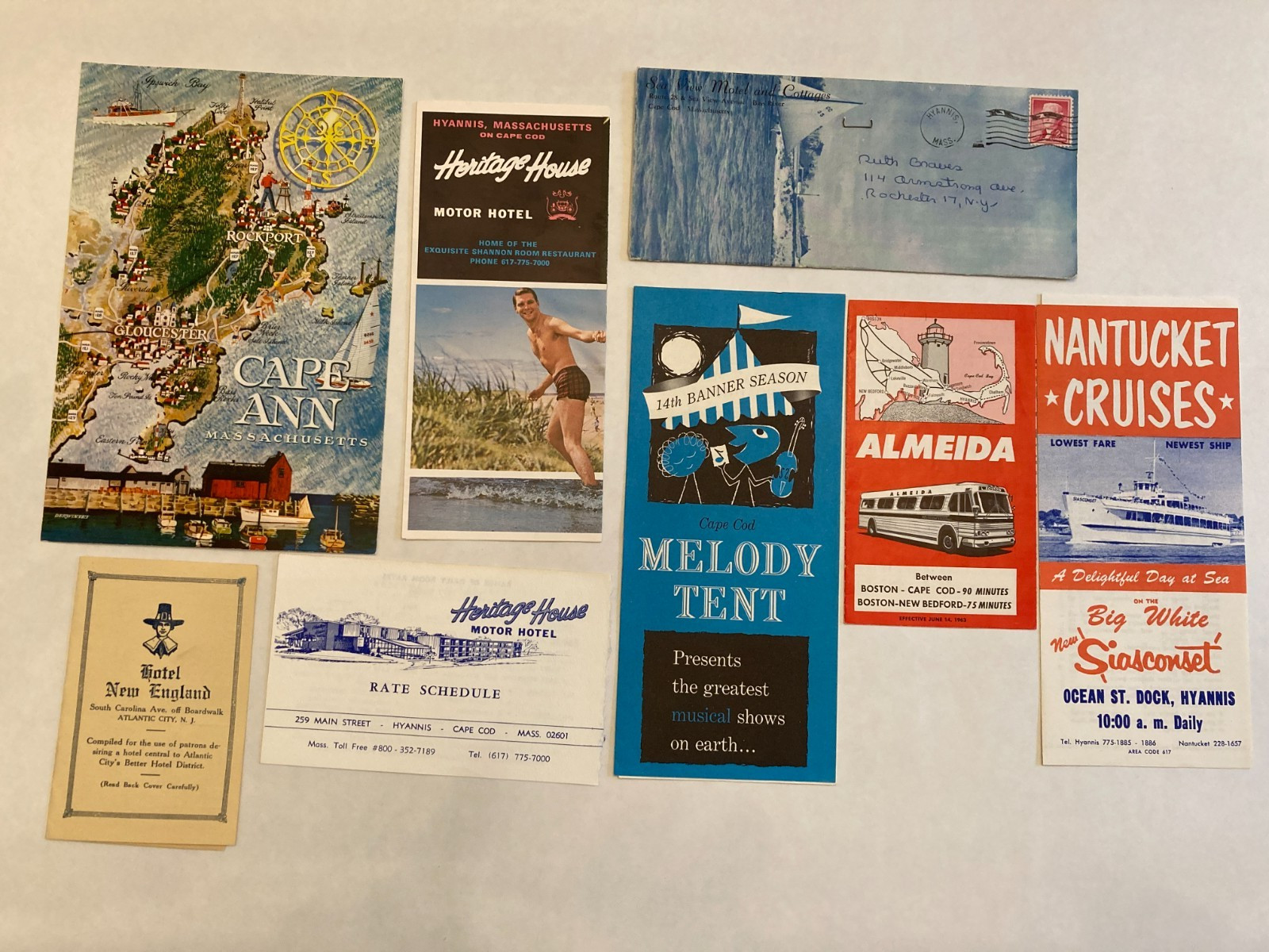 Vintage New England Brochures circa 1950’s – 1970’s