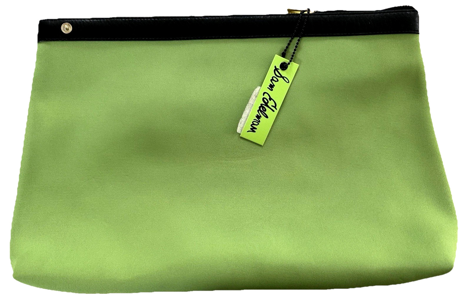 NWT $248 SAM EDELMAN LARGE PAYTON TOTE FINE EMERALD GREEN Black LAPTOP BAG POUCH