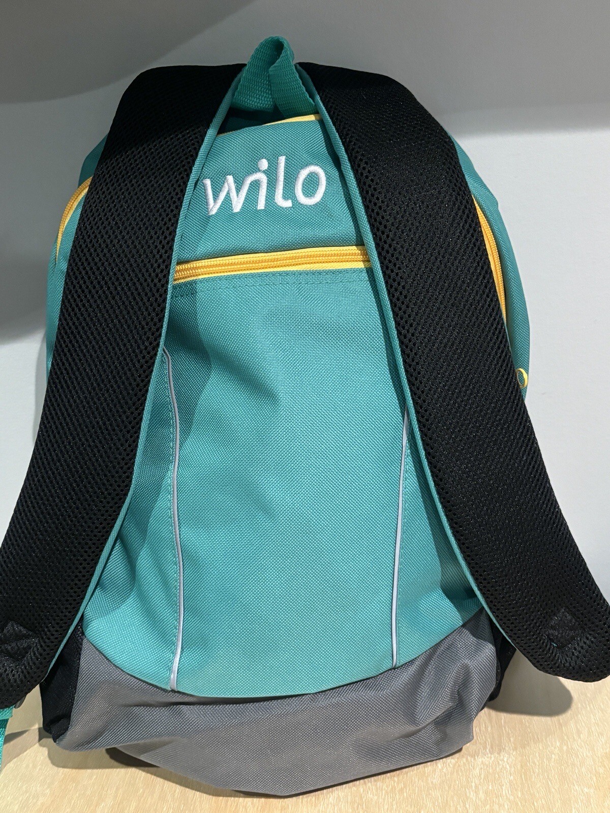 wilo pumps dortmund backpack green gray yellow advertising sports bags – New