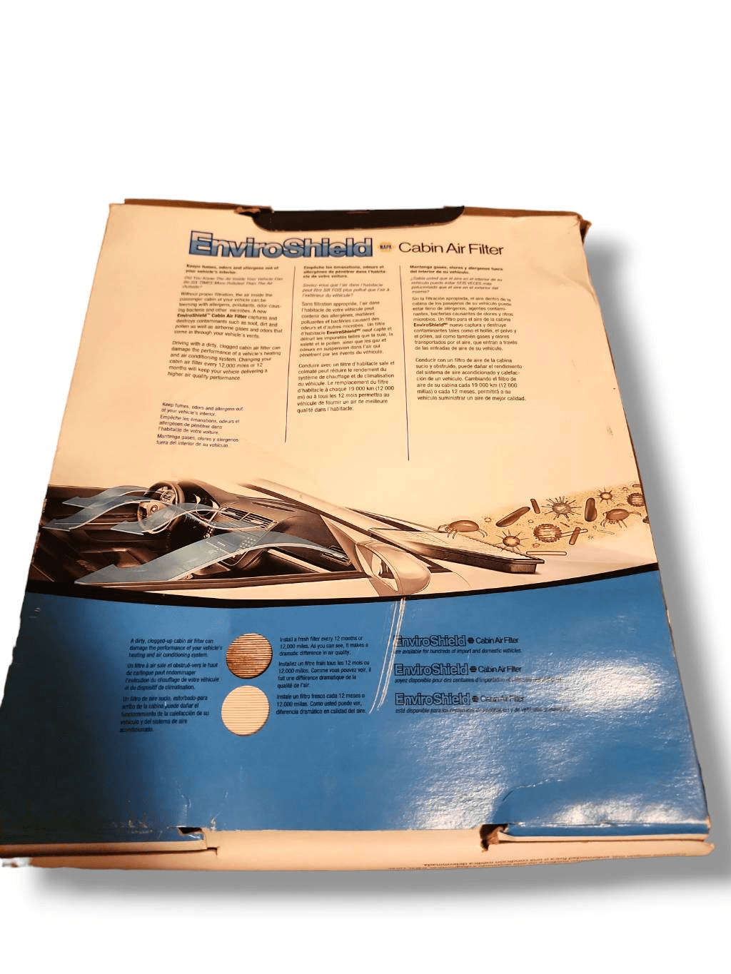 Envirosheild napa cabin air filter 4191