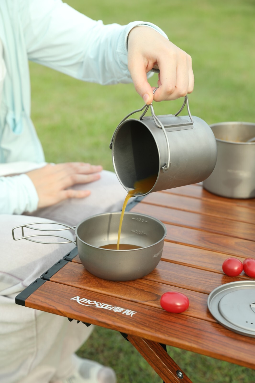 Amos Titanium Small Bowl-Extra Strong Ultra-Lightweight Hiking EASY TO CARRY