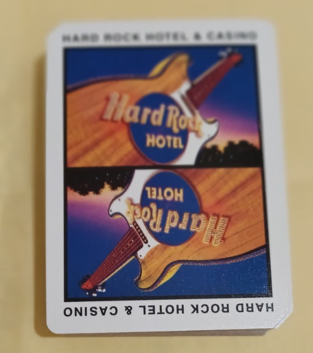 2 decks New Orleans Bourbon St. Paulson linen Playing cards Hard Rock Casino LA