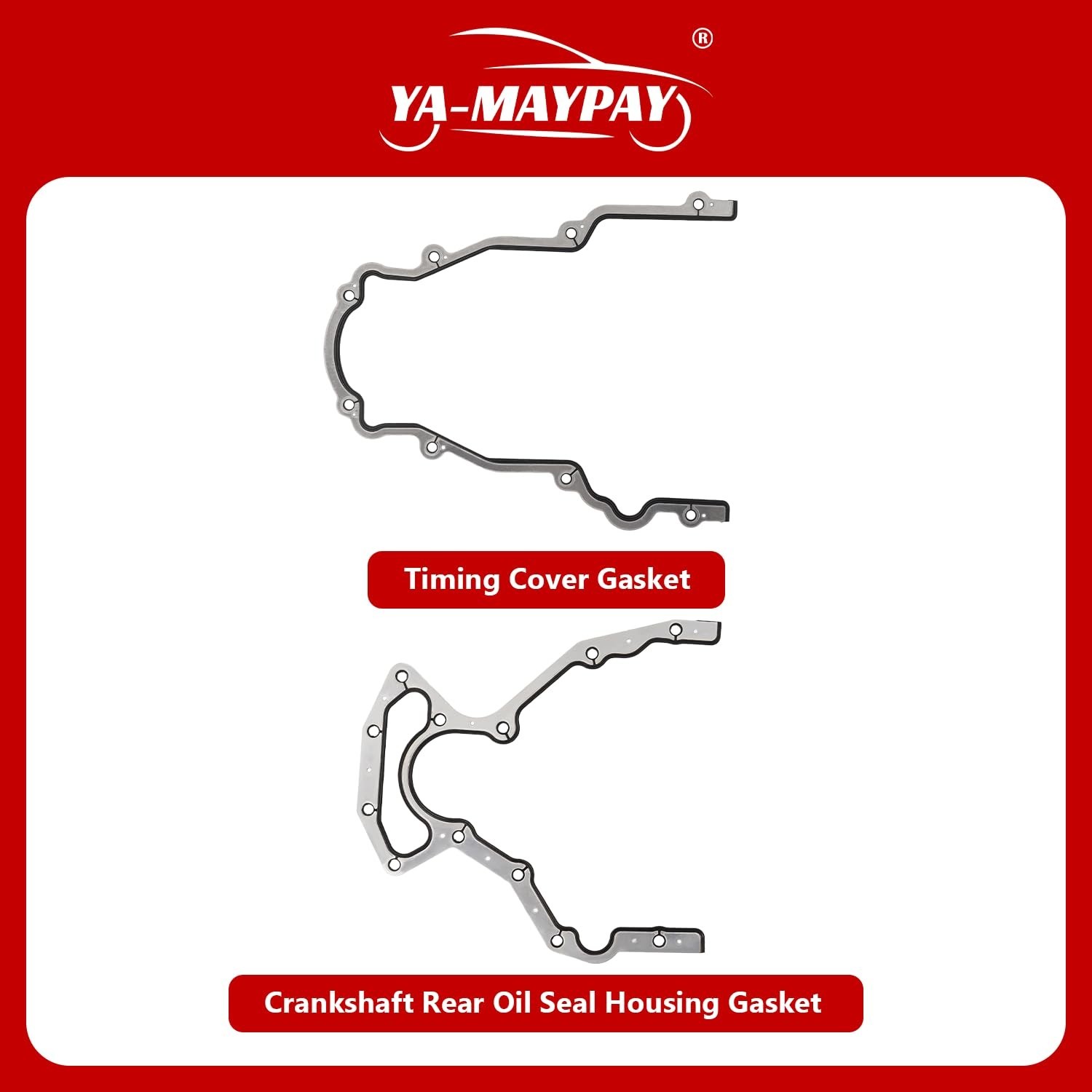 Engine Cover Gasket Kit for Chevy GMC 4.8L 5.3L 6.0L 6.2L V8, Fits 1999-2014 …