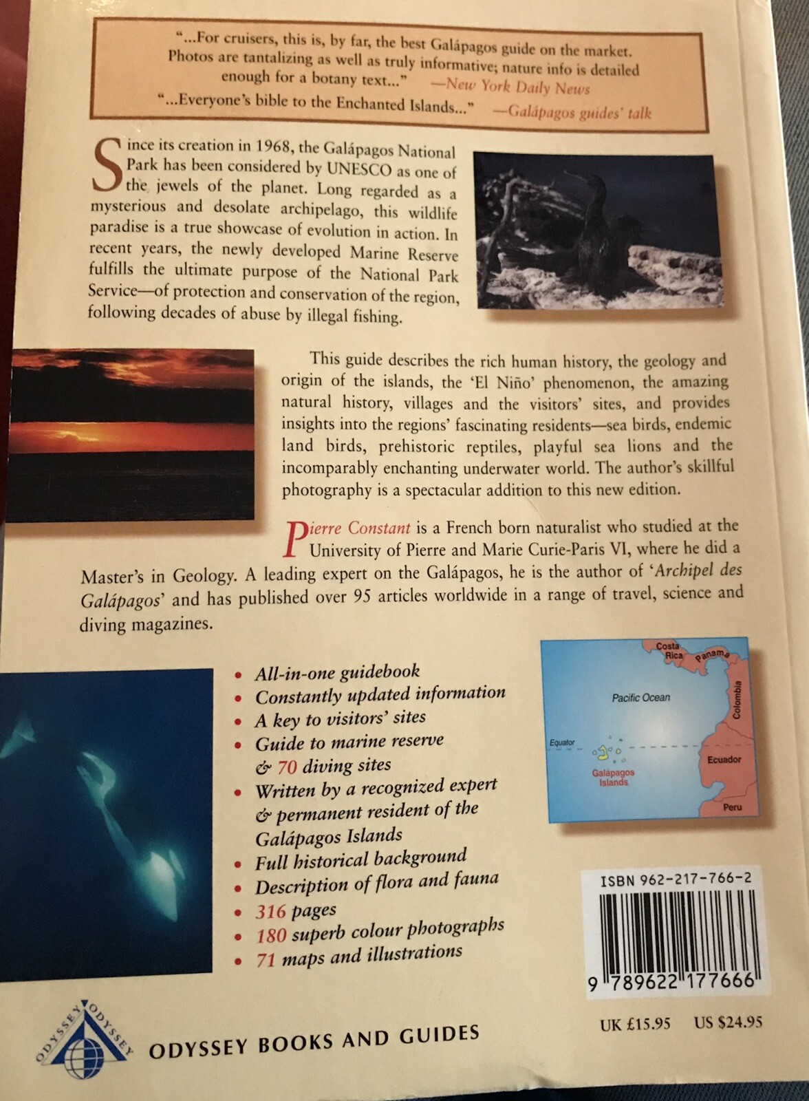 2006 “Galapagos A Natural History Guide” by Pierre Constant