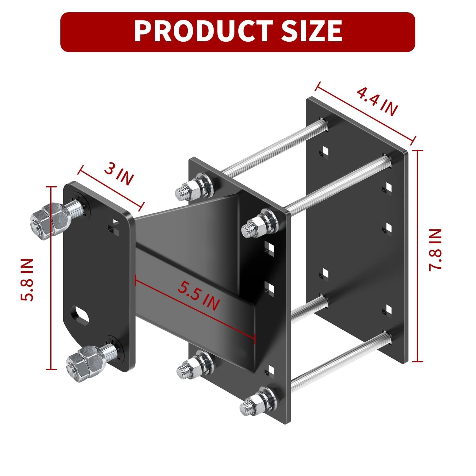 Trailer Spare Tire Mount for Utility,Spare Tire Carrier,Heavy Duty Holds up t…