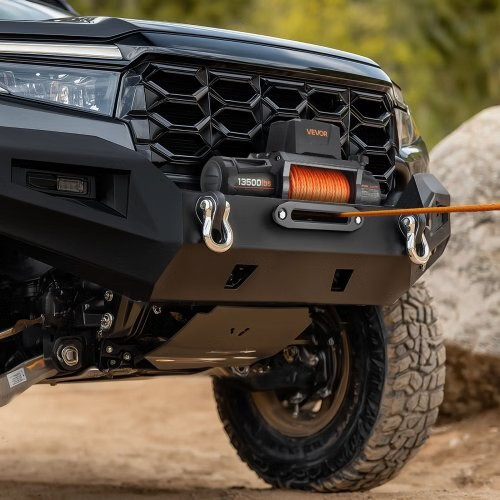 Electric Winch, 13500 lbs Load Capacity, 12V DC Truck Winch with Φ3/8 in x 92 f