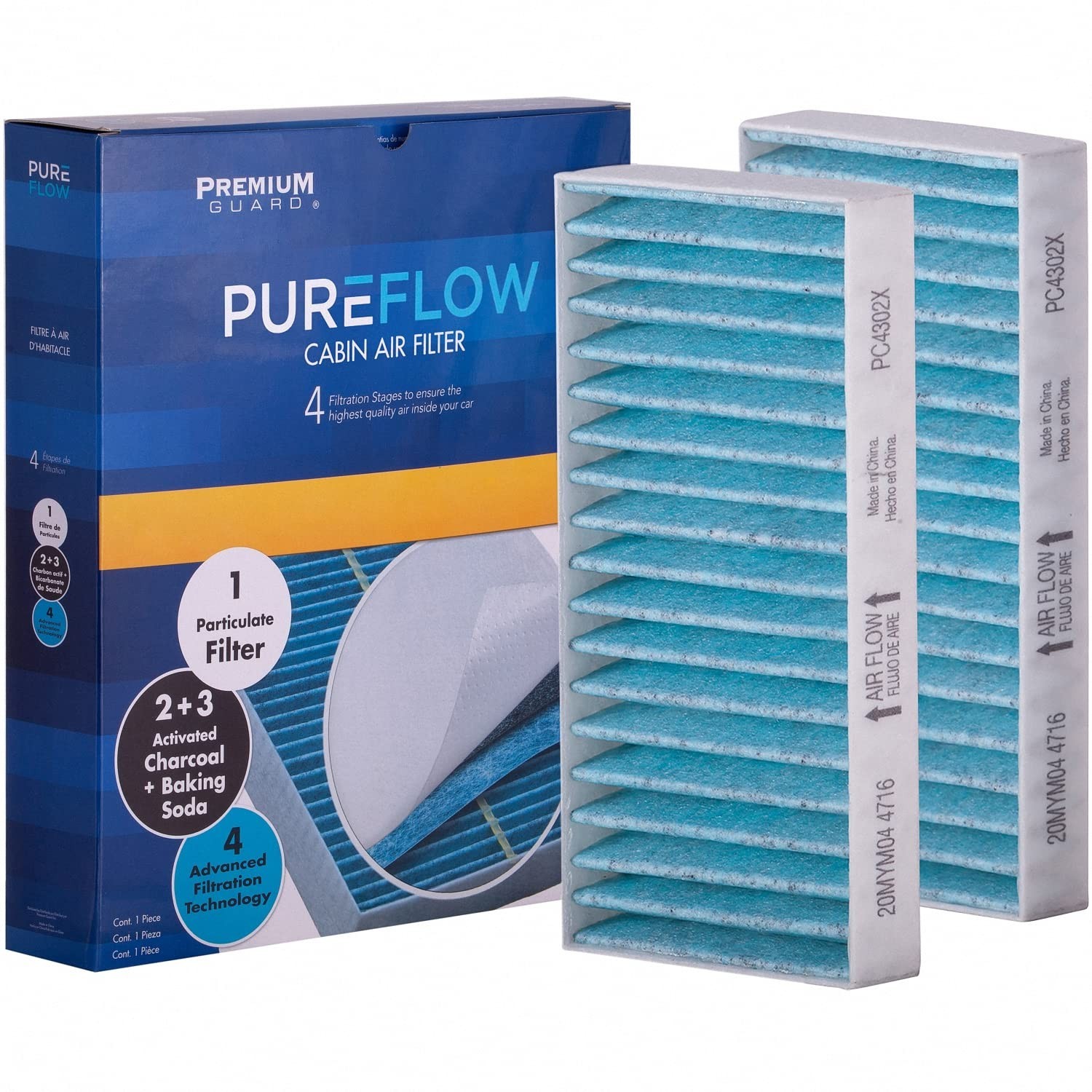 PureFlow Cabin Air Filter PC4302X | Fits 2012-2017 Jeep Wrangler, 2018 Wrangl…