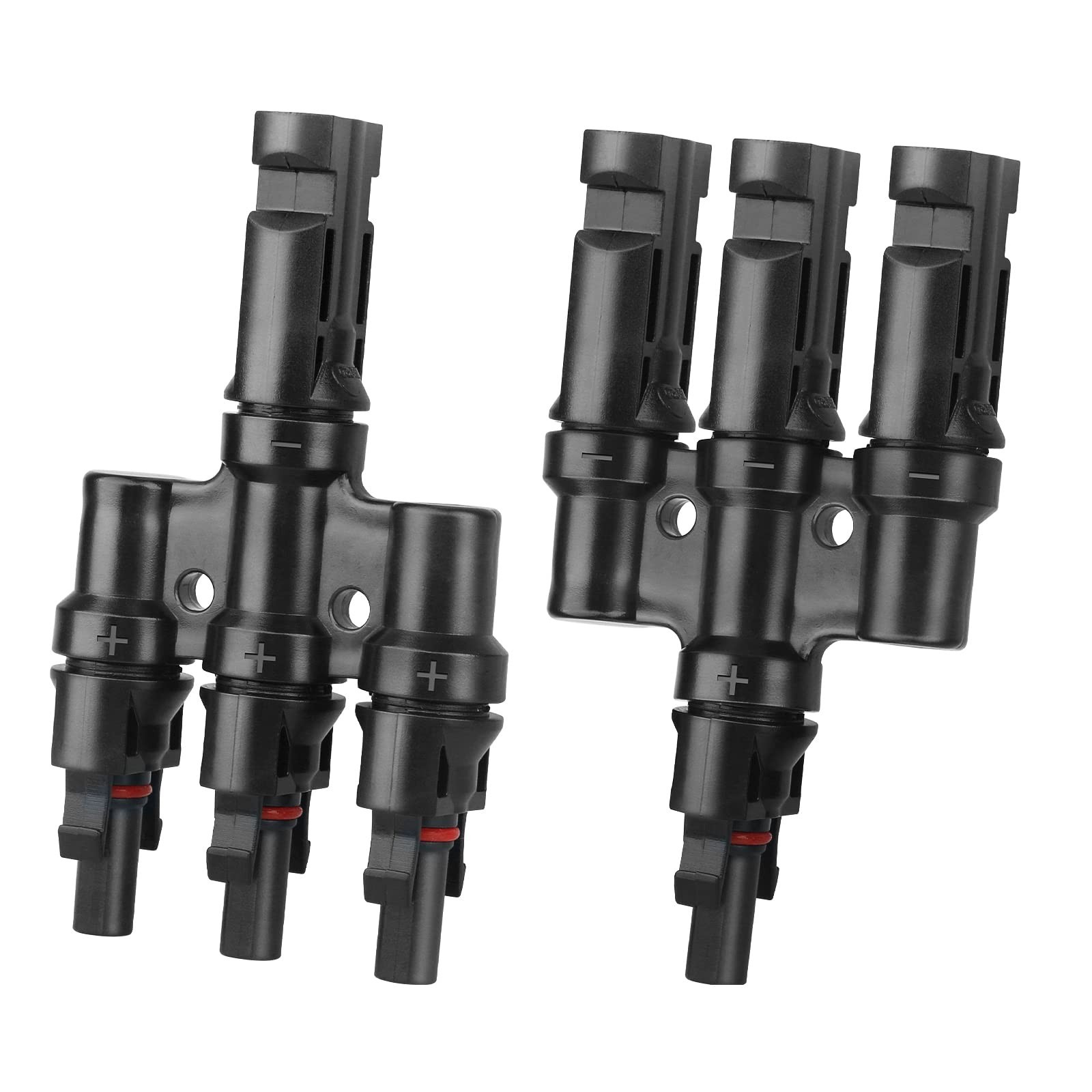 Solar T-Branch Connectors 3 to 1 Solar Panel Parallel Adapter,1Pair | Solar Y…
