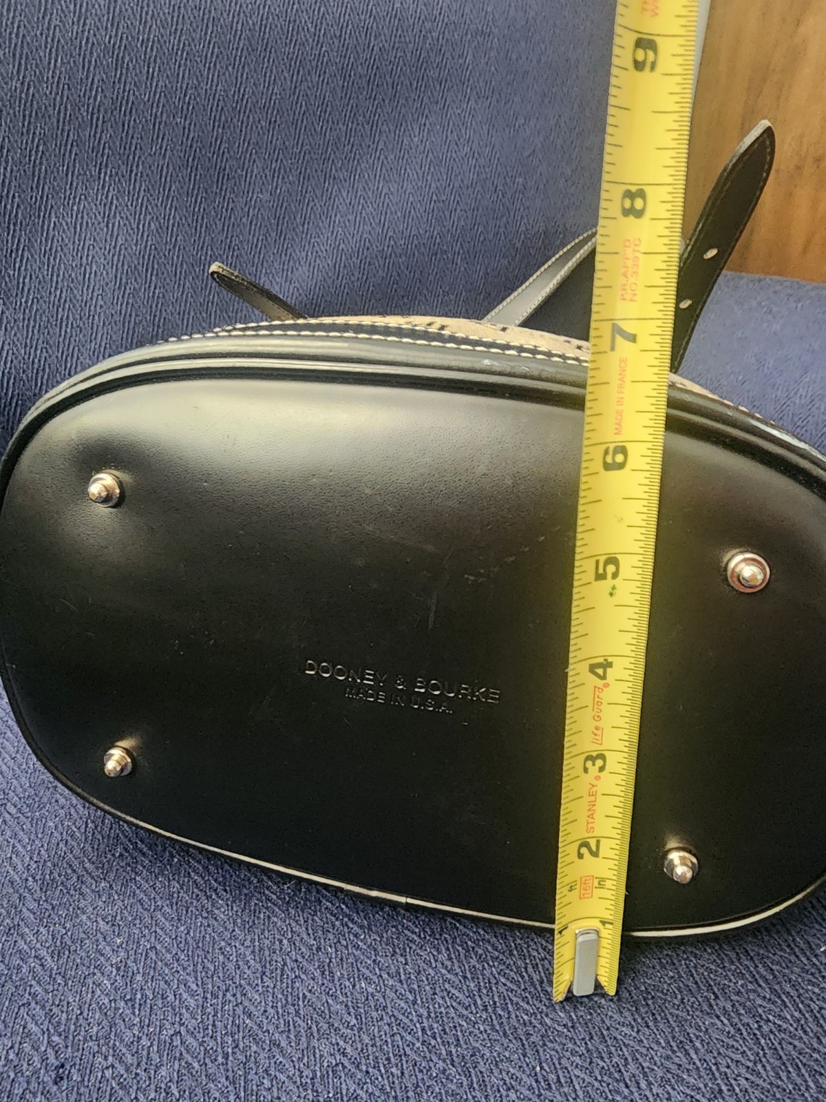 Dooney & Bourke DB Logo Black Double Handle Purse Shoulder bag
