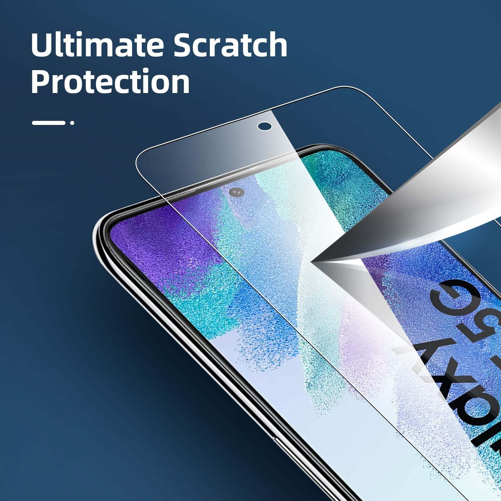 NEW’C 3 Pack Designed for Samsung Galaxy S21 FE 5G Screen Protector Tempered …