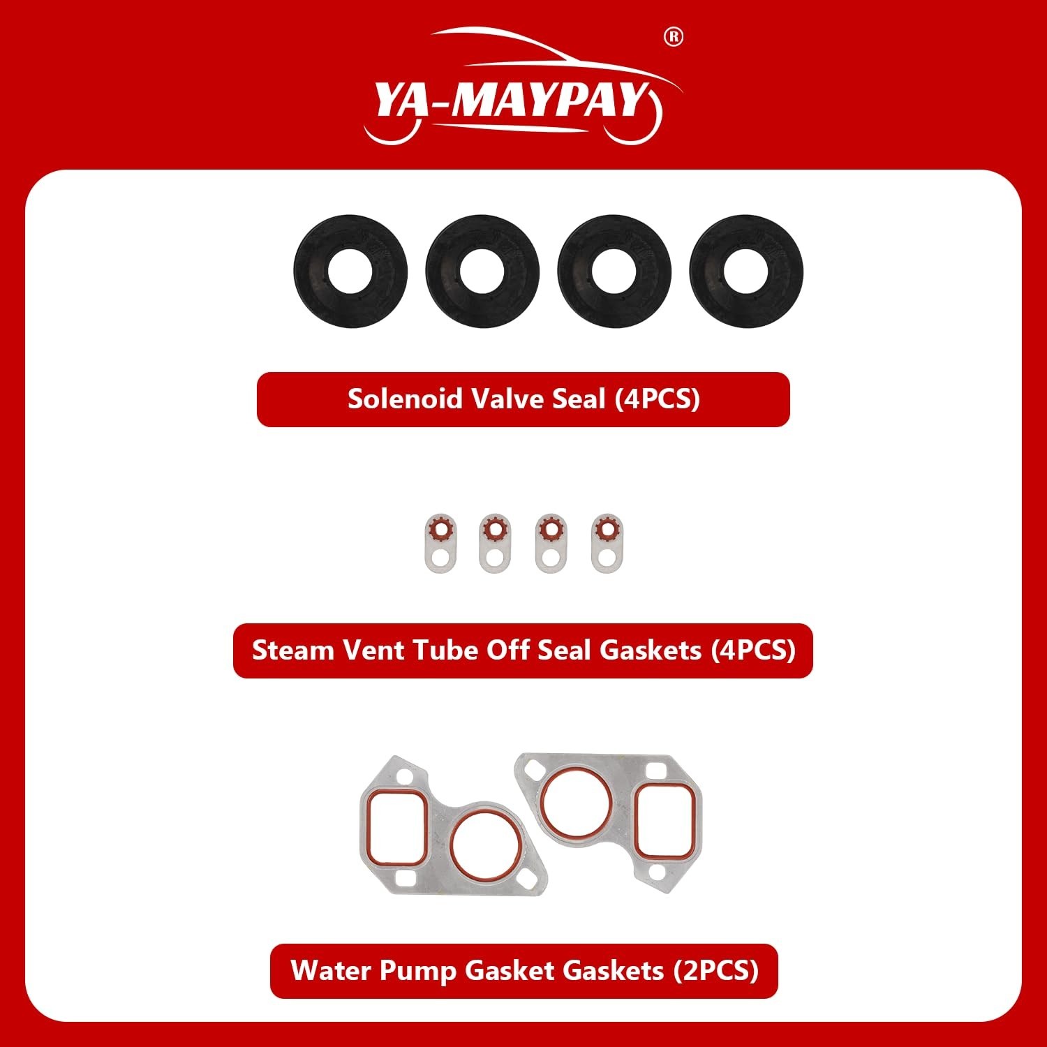Engine Cover Gasket Kit for Chevy GMC 4.8L 5.3L 6.0L 6.2L V8, Fits 1999-2014 …
