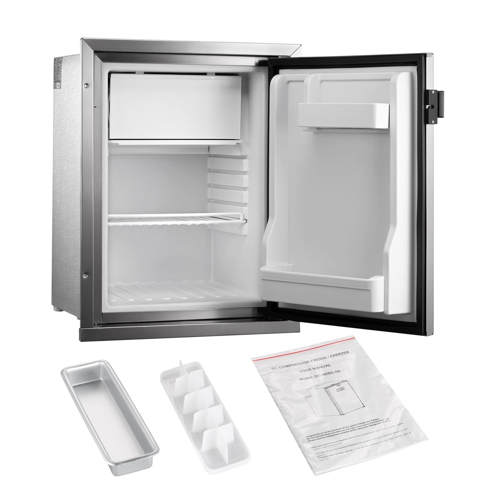 CIGREEN 12 Volt RV Refrigerator Built-in Fridge Compressor Refrigerator Mini …