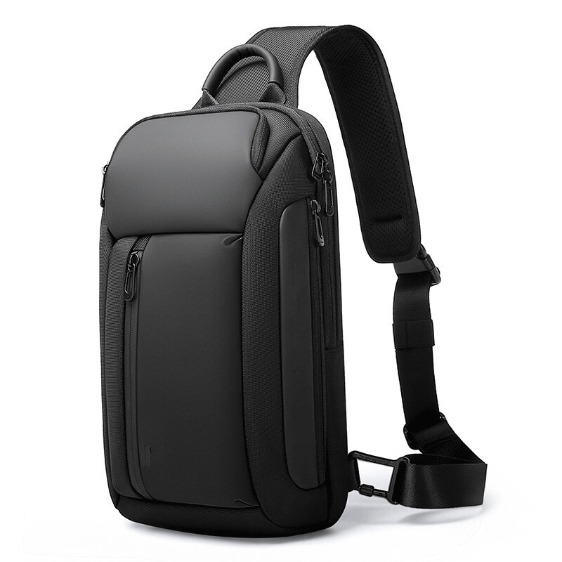 Crossbody bag Men’s shoulder bag TSA combination lock Anti-theft breast bag