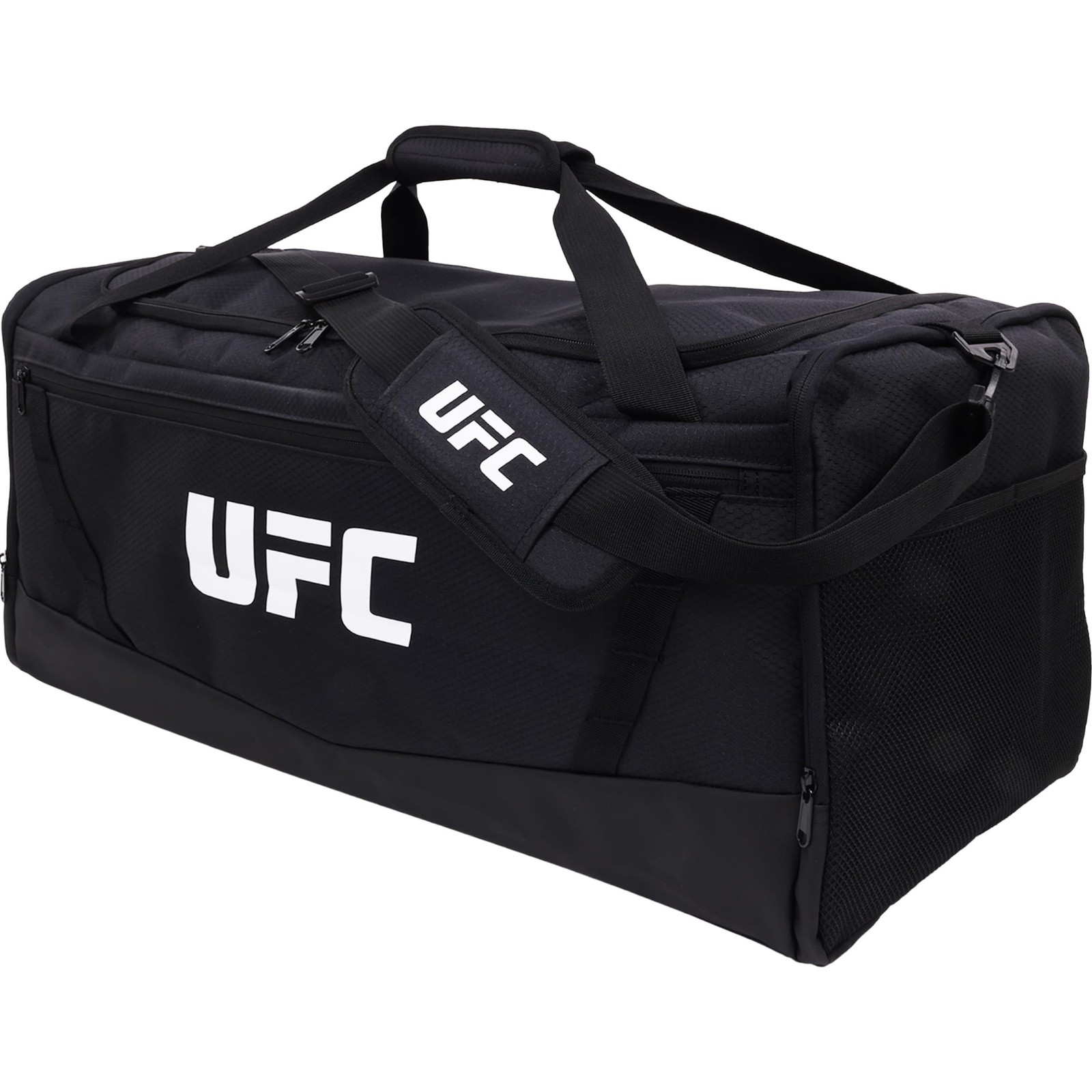 UFC Gym Bag, 25 Inch Extra Large Travel Duffel Bag for Men and Women, Shoe Co…