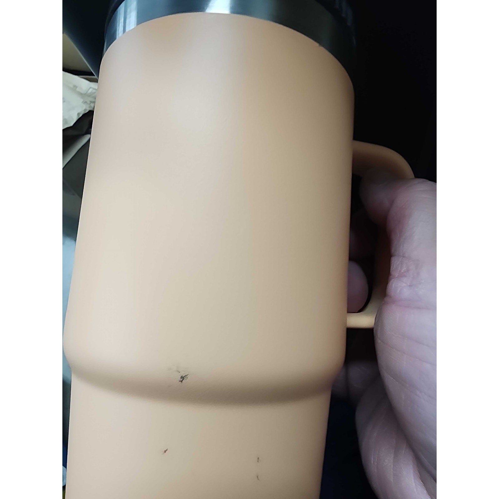 USED YETI Rambler 20 oz Travel Mug, Stainless Steel, , Lowcountry Peach